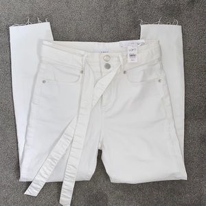 NWT Loft high waist skinny jeans